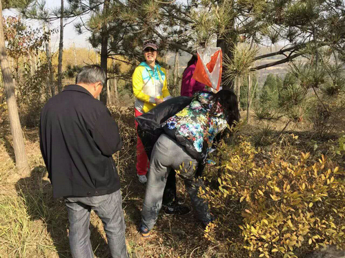 体育学院工会举行“定向越野跑”活动