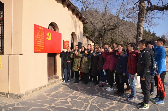 体育学院赴西柏坡参观学习