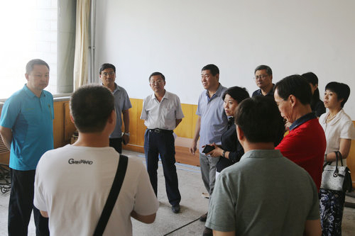 校领导开展暑期慰问和搬迁工作调研 校领导开展暑期慰问和搬迁工作调研